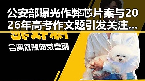 公安部曝光作弊芯片案与2026年高考作文题引发关注反差